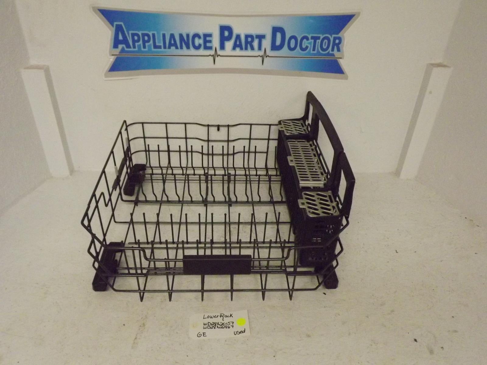 GE Dishwasher WD28X20157 WD28X22867 Lower Rack Used GE Dishwasher WD28X20157 WD28X22867 Lower Rack Used